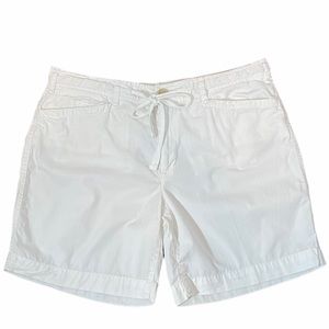 Ralph Lauren White Drawstring Shorts size 6